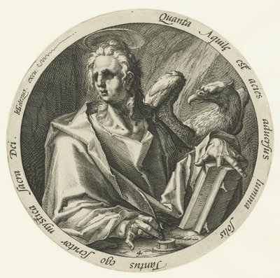 Evangelist Johannes von Jacob de Gheyn (II) (attributed to)
