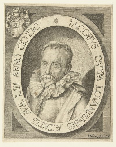 Porträt von Jacobus Duym im Alter von 53 Jahren von Jacob de Gheyn (II)