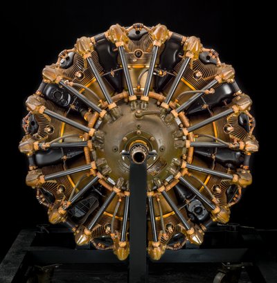 Jacobs Pratt & Whitney Wasp Jr. R-985-AN5, Radial 9 Motor, ca. 1940 von Jacobs Aircraft Engine Company