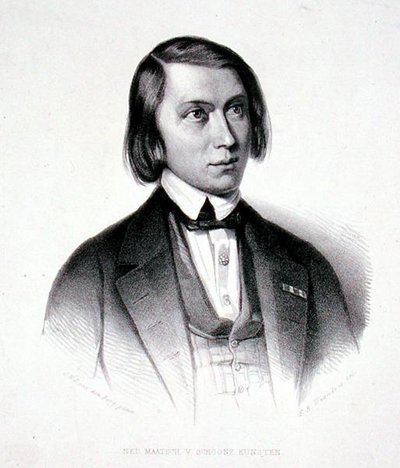 Porträt von Josephus Hermanus Verhulst (1816-91) von Jacobus Everardus Josephus van den (after) Berg