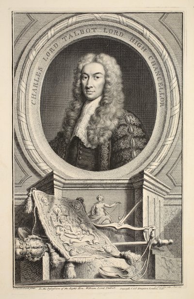 Porträt von Charles, Lord Talbot, Illustration aus 