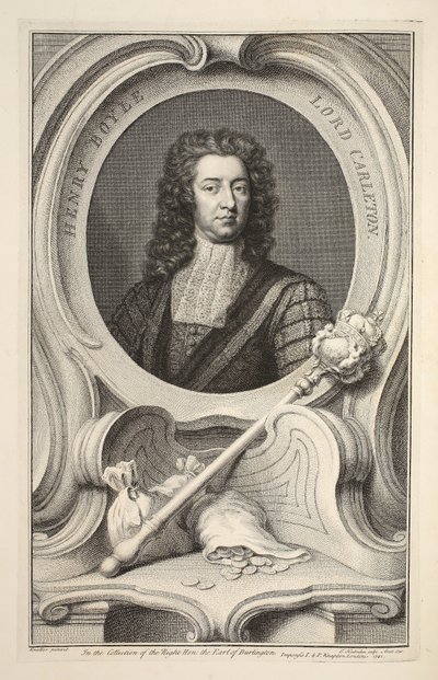 Porträt von Henry Boyle, Lord Carleton, Illustration aus 