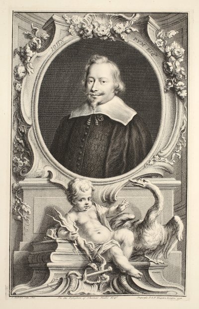 Porträt von John Pym, Illustration aus 