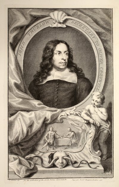 Porträt von John Thurlow, Illustration aus 