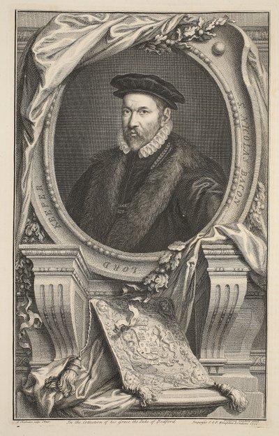 Porträt von Nicholas Bacon, Illustration aus 