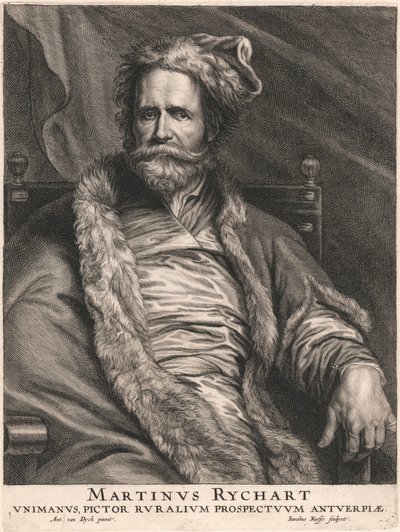 Martinus Rychart, Unimanus, Maler ländlicher Aussichten in Antwerpen von Jacobus Neeffs