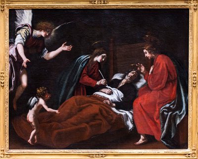 Der Tod des Heiligen Joseph von Jacopo (1592-1664) Vignali