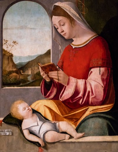 Madonna mit Kind, um 1505-1510 von Jacopo (c.1480-1528) Palma