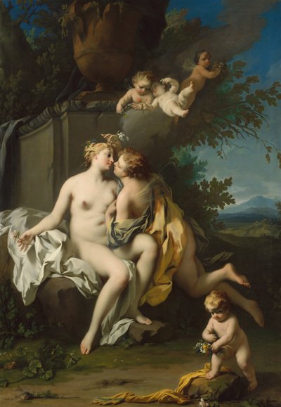 Flora und Zephyr, ca. 1730 von Jacopo Amigoni