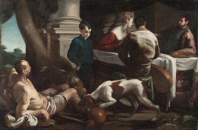 Lazarus und der reiche Mann, um 1550 von Jacopo Bassano