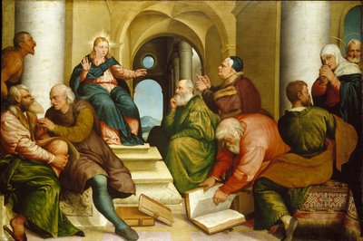 Christus unter den Ärzten von Jacopo Bassano il vecchio