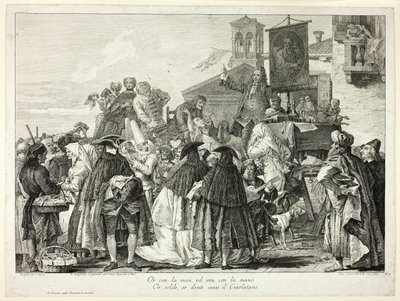 Der Zahnzieher, Platte neun aus Auswahl von Bildern aus venezianischen Sammlungen von Jacopo Leonardis