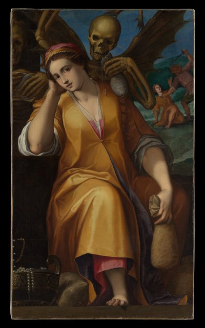 Allegorie der Habgier, um 1590 von Jacopo Ligozzi