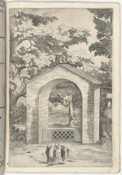 Kapelle der Quelle im Buchenbaum [Tafel Q] von Jacopo Ligozzi