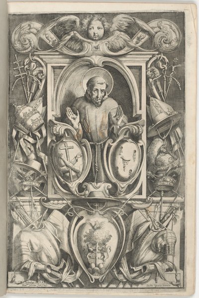 Frontispiz mit Porträt des Heiligen Franziskus von Jacopo Ligozzi