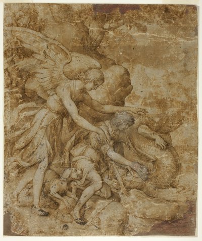 Tobias und der Engel Raphael von Jacopo Ligozzi