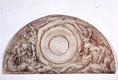 Studie für eine Lünette von Jacopo Pontormo