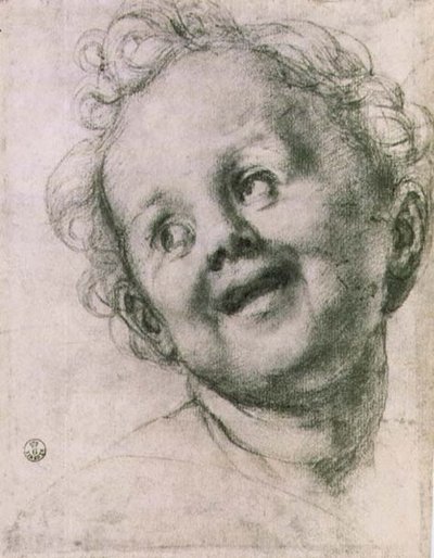 Studie eines Putto für die 