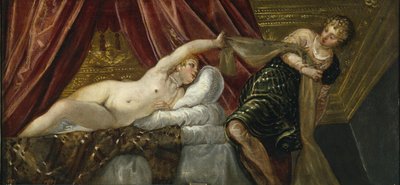 Joseph und Potiphars Frau von Jacopo Robusti Tintoretto