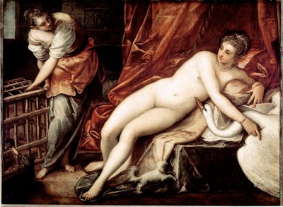 Leda und der Schwan, ca. 1570 von Jacopo Robusti Tintoretto