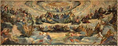 Paradies, Skizze für die Sala del Maggior Consiglio von Jacopo Robusti Tintoretto