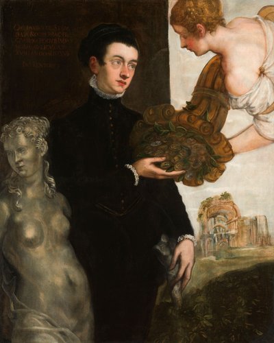 Porträt von Ottavio Strada, 1567 von Jacopo Robusti Tintoretto