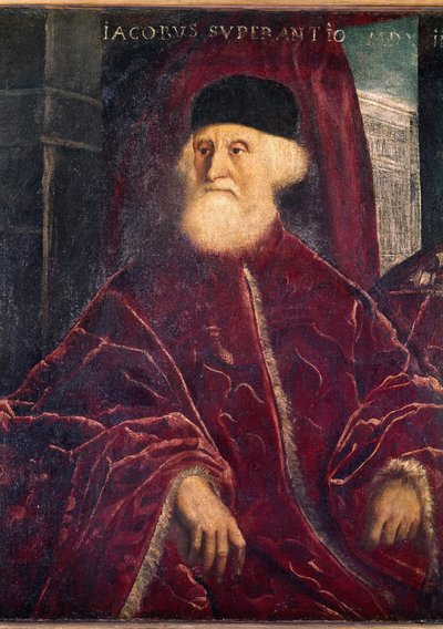 Porträt von Prokurator Jacopo Soranzo (um 1550) von Jacopo Robusti Tintoretto