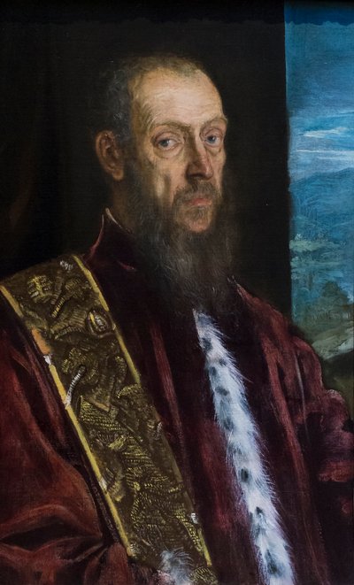 Porträt von Vincenzo Morosini von Jacopo Robusti Tintoretto