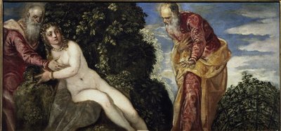 Susanna und die Ältesten, um 1555 von Jacopo Robusti Tintoretto