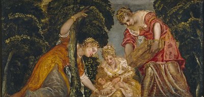 Die Auffindung des Moses von Jacopo Robusti Tintoretto