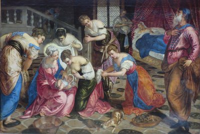Geburt des Heiligen Johannes des Täufers von Jacopo Tintoretto