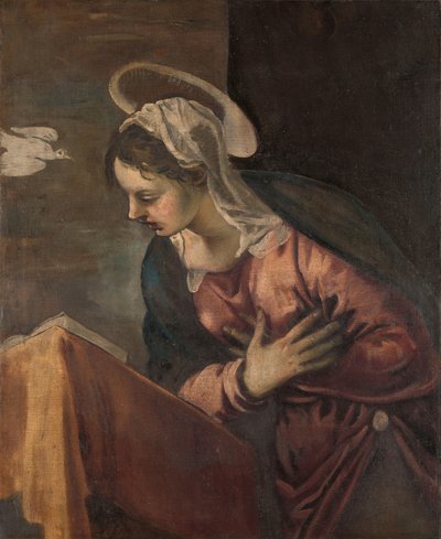 Jungfrau von der Verkündigung an die Jungfrau von Jacopo Tintoretto