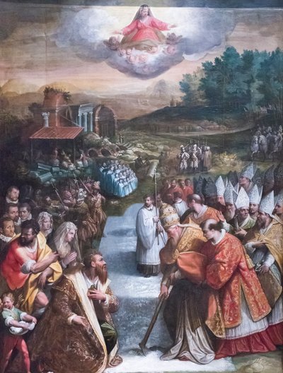 Das Wunder des Schnees von Jacopo Zucchi