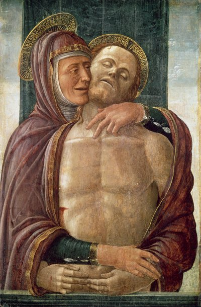 Die Jungfrau mit dem toten Christus, ca. 1480 von Jacopo da Montagnana