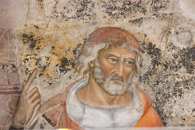 Porträt von Isokrates oder Demosthenes (Detail) von Jacopo di Cione
