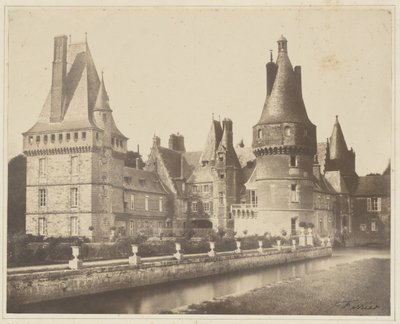 Ansicht des Schlosses von Maintenon von Jacques Alexandre Ferrier