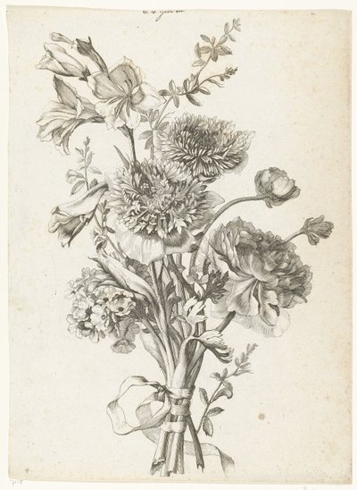 Blumenstrauß aus Anemonen von Jacques Bailly (I)
