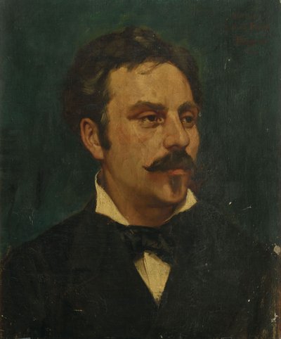 Porträt des Komponisten Gabriel Fauré 1845-1924, 1878 von Jacques Baugnies