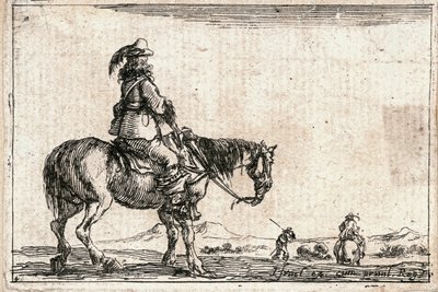 Ein General zu Pferd von Jacques Callot