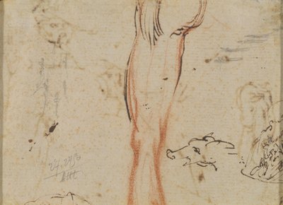 Ein Bein und ein Schweinskopf von Jacques Callot