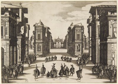 Akt 4, aus der Serie Soliman von Jacques Callot