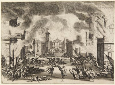 Akt 5, aus der Serie Soliman von Jacques Callot