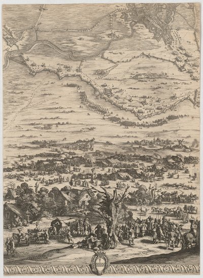 Ausschnitt aus "Die Schlacht von Breda" von Jacques Callot