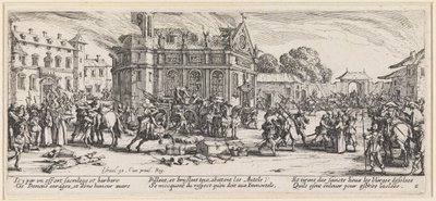 Der Raub der Kirchenschätze von Jacques Callot