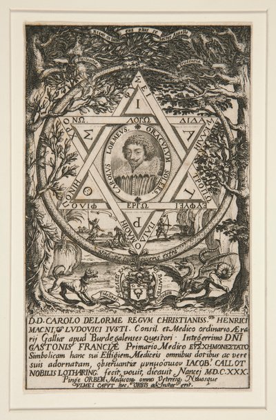 Dieudonne-Charles Delorme (Porträt von Charles Delorme) von Jacques Callot