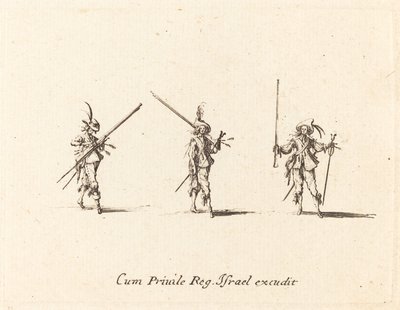 Übung mit dem Musket von Jacques Callot