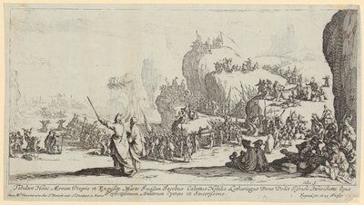 Durchquerung des Roten Meeres von Jacques Callot