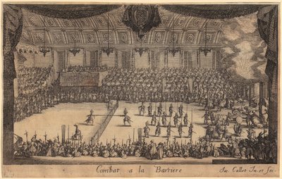Einzug von Monseigneur Henry de Lorraine, Blatt 7 der Folge "Das Turnier" von Jacques Callot
