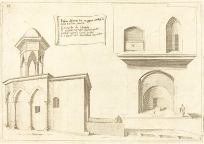 Erhebung der Kirche des Heiligen Grabes von Jacques Callot