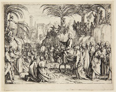 Einzug in Jerusalem von Jacques Callot